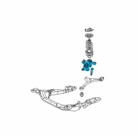 OEM 2000 Ford Taurus Knuckle Diagram - 3F1Z-3K186-AA