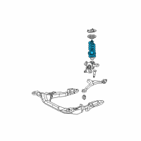 OEM 2000 Ford Taurus Coil Spring Diagram - 4F1Z-5310-AA