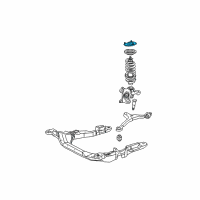 OEM 2003 Mercury Sable Strut Bracket Diagram - 5F1Z-18183-AA