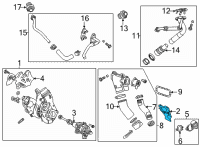 OEM 2020 Cadillac CT5 Turbocharger Gasket Diagram - 12698113