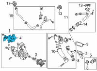 OEM 2022 Cadillac CT5 Heat Shield Diagram - 12674435