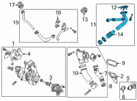 OEM 2020 Cadillac CT5 Oil Tube Diagram - 12671332