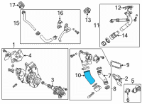 OEM 2022 Cadillac CT5 Air Inlet Hose Diagram - 12672331