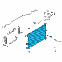 OEM 2019 Infiniti QX50 Radiator Assembly Diagram - 21460-5NA0A