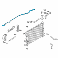 OEM Infiniti Hose-Reservoir Tank Diagram - 21741-5NA0A