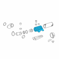 OEM 2013 Chevrolet Express 1500 Air Cleaner Diagram - 20821455