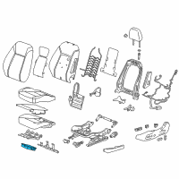 OEM Cadillac XTS Module Asm-Driver Seat Adjuster Memory (Hardware) Diagram - 13517130