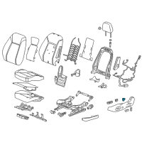 OEM 2013 Chevrolet Malibu Adjuster Switch Diagram - 13273505