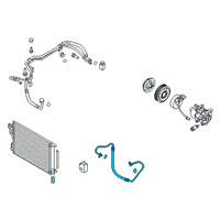 OEM 2021 Kia Sportage Air Conditioning Discharge Pipe Diagram - 97762D3950