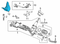 OEM Acura BAFFLE, EPS HEAT Diagram - 53692-TGZ-A00