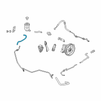 OEM 2016 Honda Odyssey Hose, Oil Tank Diagram - 53733-TK8-A01