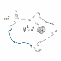 OEM 2016 Honda Odyssey Cooler, Power Steering Oil Diagram - 53765-TK8-A00