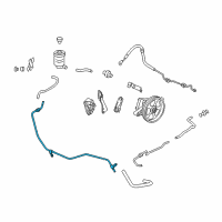 OEM 2013 Honda Odyssey Cooler, Power Steering Oil Diagram - 53765-TK8-A00