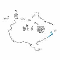 OEM Honda Odyssey Hose, Power Steering Return Diagram - 53734-TK8-A01