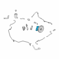 OEM 2014 Honda Odyssey Pump Sub Assembly, Power Steering Diagram - 56110-RV0-A05