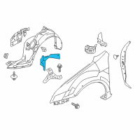 OEM 2007 Ford Fusion Shield Diagram - 6E5Z-16102-D