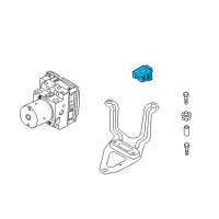 OEM 2008 BMW 535i Yaw Rate Speed Sensor Diagram - 34-52-6-782-371