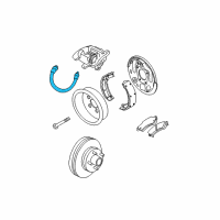 OEM 1998 GMC Jimmy Brake Hose Diagram - 19366755