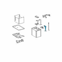 OEM 2013 Toyota Matrix Negative Cable Diagram - 82123-02331