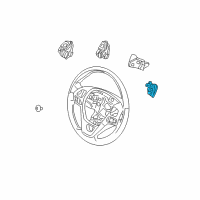 OEM 2016 Lincoln MKS Paddle Switch Diagram - DE9Z-3F884-AA