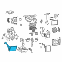 OEM 2013 Dodge Dart Core Kit-Heater Diagram - 68277307AA