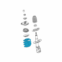 OEM 2008 Cadillac DTS Coil Spring Diagram - 15781812