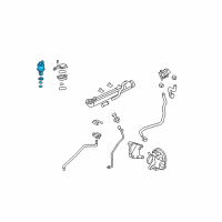 OEM Ford Excursion EGR Valve Diagram - 5C3Z-9F452-ARM