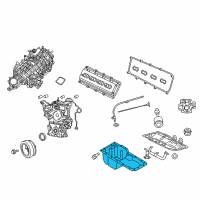 OEM 2004 Dodge Ram 2500 Pan-Engine Oil Diagram - 53021334AF