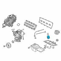 OEM Dodge Filter-Engine Oil Diagram - 4884899BC