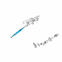 OEM 2007 Lexus ES350 Shaft Assy, Steering Main Diagram - 45210-33170