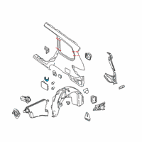 OEM 2015 Nissan Pathfinder Spring Fuel Filler Diagram - 78836-9PA0A
