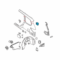 OEM 2015 Nissan Pathfinder Base Assy-Fuel Filler Diagram - G8120-3KAMA