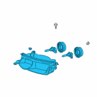 OEM 2002 Toyota Solara Composite Assembly Diagram - 81110-AA050