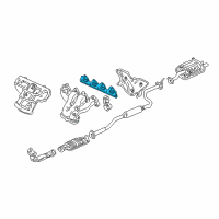 OEM 1991 Acura Integra Gasket, Exhaust Manifold (Nippon Leakless) Diagram - 18115-P30-013