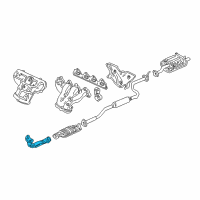 OEM Acura Integra Pipe A, Exhaust Diagram - 18210-ST7-R62