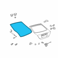 OEM Scion Weatherstrip Diagram - 67881-21050