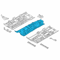 OEM Nissan Maxima Floor-Front, Center Diagram - 74310-9DJ0A