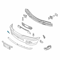 OEM BMW 325xi Flap, Towing Eye, Primed Diagram - 51-11-7-893-378