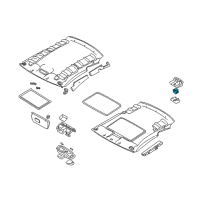 OEM 2002 Chrysler Sebring SUNROOF-SUNROOF Diagram - MR523497