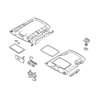 OEM Chrysler Sebring Bulb Diagram - MF820512