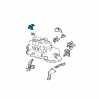 OEM 2004 Dodge Caravan Support-Engine Mount Diagram - 4861271AD