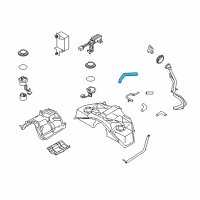 OEM 2009 Infiniti M45 Hose-Filler Diagram - 17228-EH11A