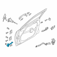 OEM 2020 Kia Optima Checker Assembly-Front Door Diagram - 79390D4000