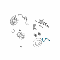 OEM 1999 Lexus RX300 Hose, Flexible Diagram - 90947-02A05