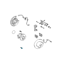 OEM Lexus RX300 Bolt, Washer Based H Diagram - 90105-10124