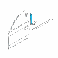 OEM 2014 BMW ActiveHybrid 3 Cover, Column B, Door, Front Left Diagram - 51-33-7-258-309