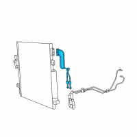 OEM 2009 Jeep Liberty Line-Oil Cooler Pressure And Ret Diagram - 68033238AA