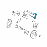 OEM Toyota Venza Carrier Diagram - 47721-0T010