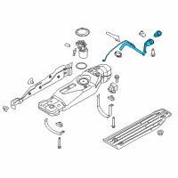 OEM 2019 Ford F-150 Filler Pipe Diagram - JL3Z-9034-G