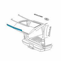 OEM Ford Explorer Applique Diagram - XL2Z-78425A34-AAA